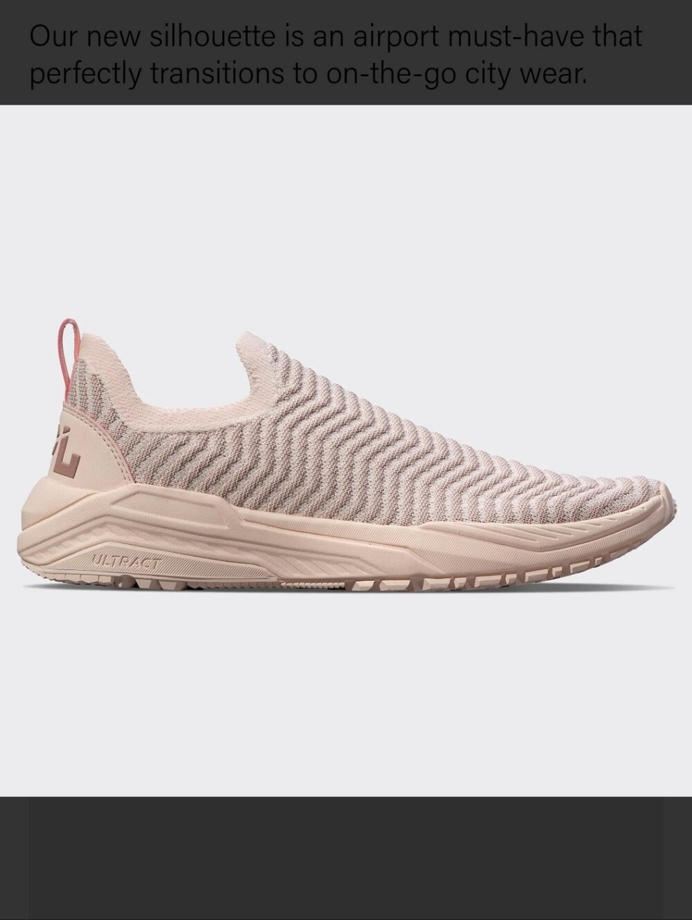 APL TechLoom Traveler Slip-On Sneakers in Blush Pink